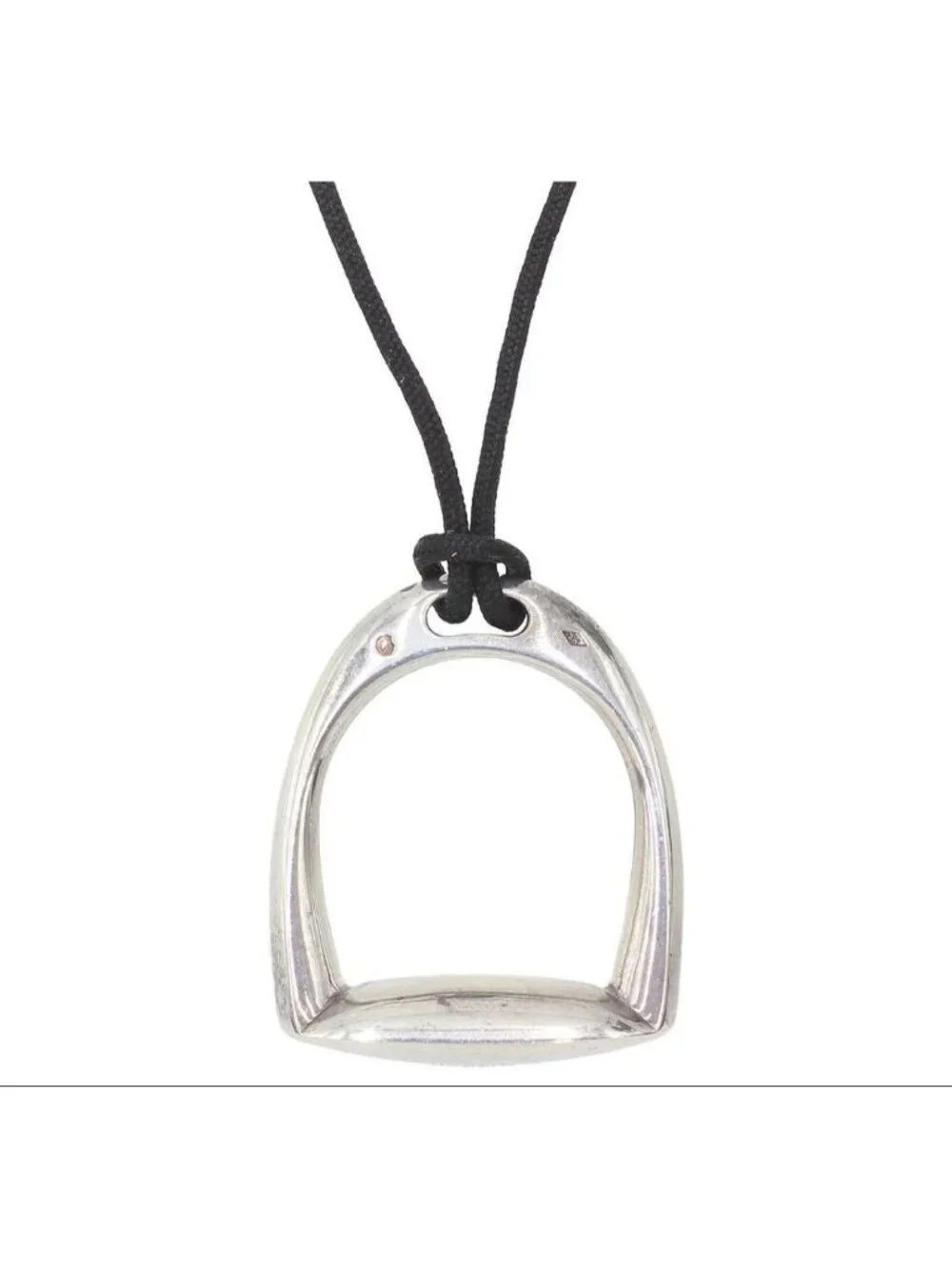 Hermes Stirrup Motif Horse Tack Code Necklace